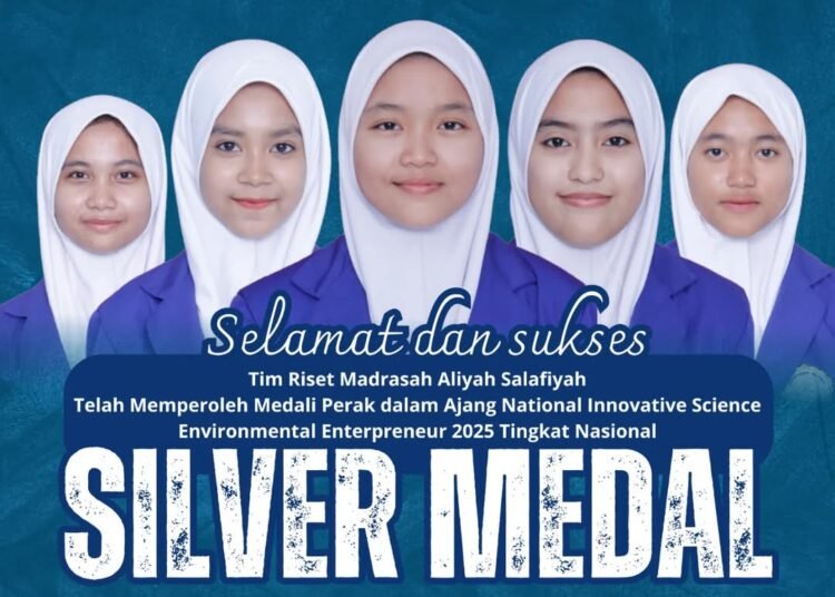 Prestasi Membanggakan !! Tim Riset Madrasah Aliyah Salafiyah Raih Medali Perak di Kancah Nasional