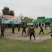 TNI-Polri dan Satpol PP Kompak Guyub Rukun  Gelar Olahraga Bersama di Makodim 0817/Gresik