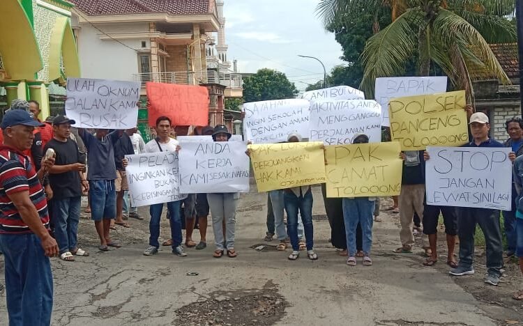 Ganggu Kenyamanan dan Keselamatan Anak-anak, PT Orela Shipyard Didemo Warga Pantura