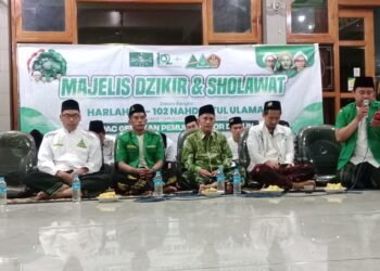 Gelaran Perdana MDSRA dan Peringatan Harlah NU ke-102 GP Ansor Dukun Berjalan Sukses