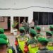 Dandim Gresik Pimpin Pengamanan Wapres RI Tinjau Program Makan Bergizi Gratis