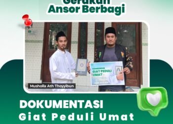 Sambut Ramadan, GP Ansor Tebuwung Bagikan Al-Qur’an dan Buku Yasin ke Surau