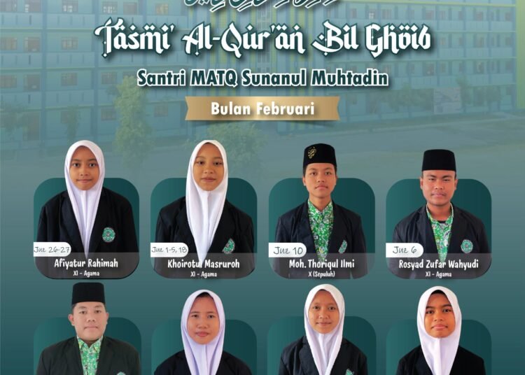 Inspiratif !! Prestasi Gemilang Santri MATQ Sunanul Muhtadin dalam Tahfidz Al-Qur’an Februari 2025