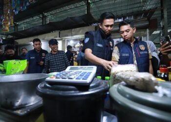 Besok Puasa, Kasatgas Sidik Kasat Reskrim Polres Gresik AKP Abid Uais Al-Qarni Aziz Pastikan Stok Bahan Pokok Aman dan Cukup Selama Ramadan