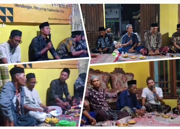 Tolak Anti Kritik, Kades di Gresik Ini Blusukan Gelar Cangkrukan Serap Aspirasi Warga