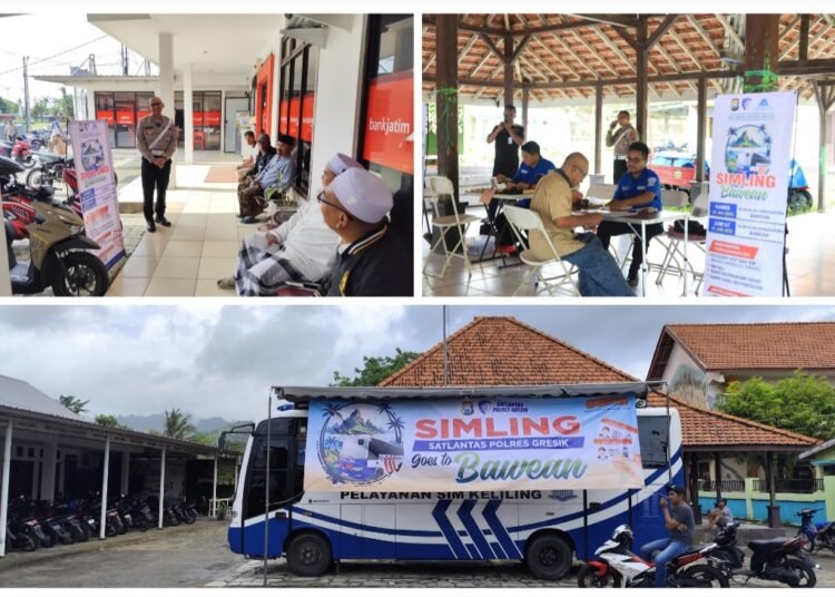 Kirim Layanan Bus SIM Keliling, Wujud Cinta Kapolres Gresik kepada Masyarakat Bawean