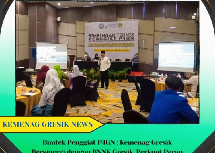 Bersinergi dengan BNNK, Kemenag Gresik Siap Kerahkan Seluruh Penyuluh Agama Perangi Narkoba