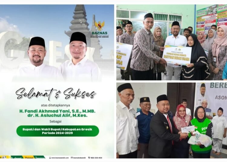 Dipimpin Gus Yani dan dr. Alif, Ketua Baznas Menaruh Harapan Besar Gresik Lebih Baik dan Sejahtera