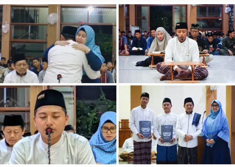 Jelang Nisfu Sya’ban, Anak Sang Kiai dan Satu Santri Lainnya Jadi Hafidh ke-75 dan 76 Pondok Pesantren Refah Islami