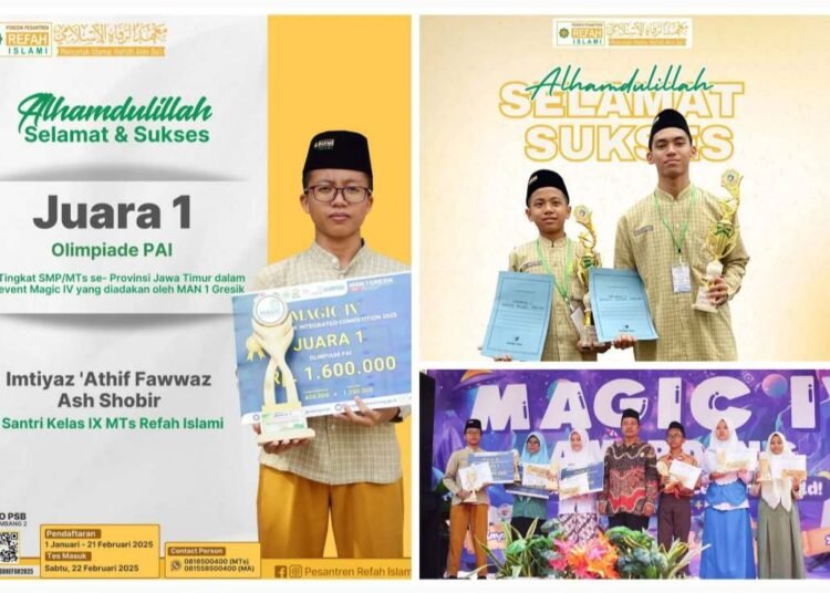 Jelang Ramadan, Pondok Pesantren Refah Islami kian Bertabur Prestasi: Selamat untuk Para Santri