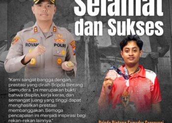 Kapolres Gresik Apresiasi Prestasi Bripda Bintang Samudera Raih Juara 3  Kasal Cup 2 International Open Taekwondo Championship 2025