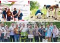 Lestarikan Lingkungan, Petrokimia Gresik Bersama PWI dan DLH Tanam Ratusan Pohon Produktif di Ngargosari Kebomas