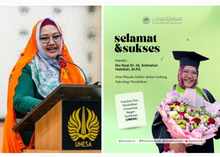 Tak Lagi Jadi Wabup, Ning Min Sandang Predikat Wisudawan Terbaik Program Doktor Teknologi Pendidikan FIP Unesa (Bagian 4)