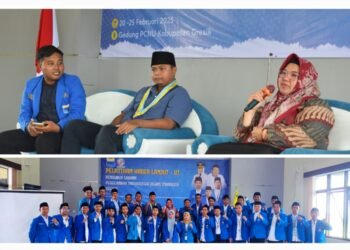 Hari Pertama Purna Tugas, Mantan Wabup Ning Min Bahas Masa Depan Gresik 5 Tahun ke Depan Bareng PMII (Bagian 5)