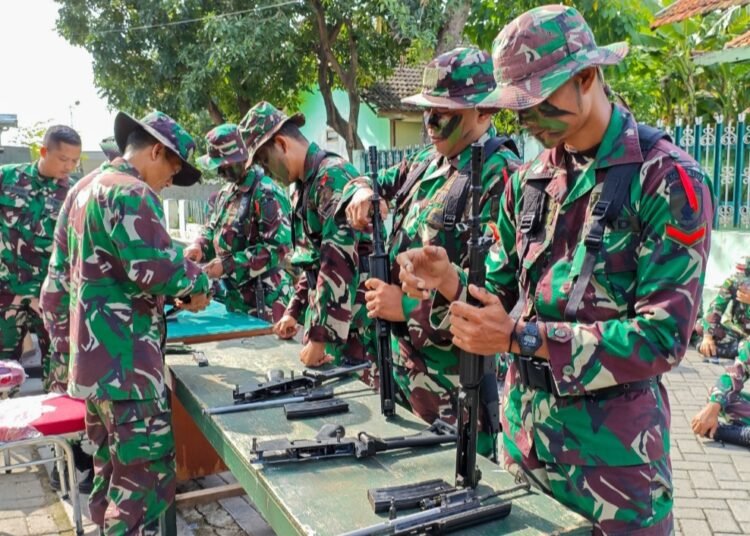 Kodim 0817/Gresik Gelar Uji Terampil Perorangan Tingkatkan Kemampuan Prajurit