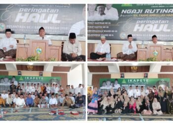 Duet Gus Iwan dan Gus Fahmi Semarakkan Ngaji Rutin IKAPETE Zona Utara Jelang Ramadan