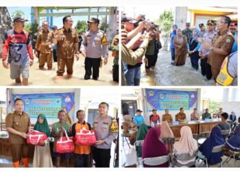 Tak Hanya Sambangi Warga dan Salurkan Bantuan, Wabup Gresik Juga Berikhtiar Keras Atasi Banjir Kali Lamong