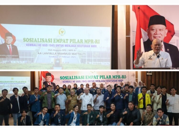 Di Depan Puluhan Mahasiswa, LaNyalla Ajak kembali ke Pancasila, agar Indonesia Terang