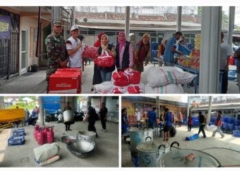 Dinsos Gresik Gerak Cepat Buat Dapur Umum Siapkan 600 Makan Sahur untuk Warga Bungah Terdampak Banjir