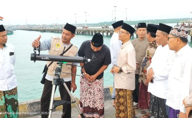 Ikuti Rukyatul Hilal Penentuan Awal Syawal 1446 H di Pamekasan, Kakanwil: Hilal Tidak Terlihat