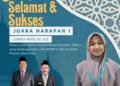 Subhanallah !! Kamilia Hasna Siswa MAN 1 Gresik Kembali Ukir Prestasi di Gelaran Akbar MHQ Tingkat Jawa Timur