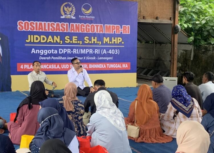 Sosialisasi 4 Pilar, Anggota DPR RI Jiddan Siap Terima Aduan dan Dampingi Korban Investasi Bodong