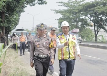 Persiapan Mudik, Kasat Lantas Polres Gresik Turun Langsung Gelar Survey Jalur Blackspot dan Trouble Spot Jelang Libur Lebaran 2025