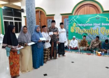 Ramadan Berkah, Lazisnu Tiremenggal Dukun Santuni Kaum Dhuafa di Momen Nuzulul Qur’an