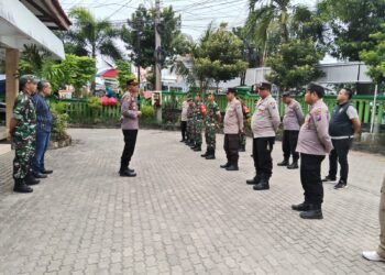 Muspika Bungah Penuh Kebersamaan Siap Amankan Malam Takbiran Hari Raya Idul Fitri 1446 H