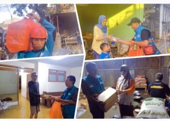 Tak Hanya di Gresik, Nurul Hayat Juga Salurkan Bantuan Paket Buka Puasa untuk Warga Terdampak Banjir Bekasi