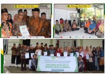 Kemenag Gresik dan DWP Salurkan Bantuan untuk Lembaga Keagamaan Terdampak Banjir di Gresik Selatan