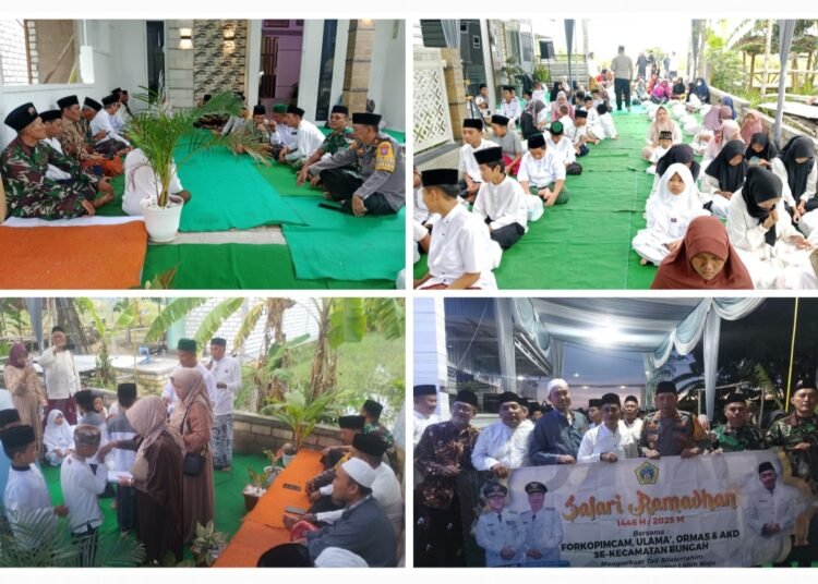 Guyub Rukun !! Forkopimcam Bungah Bersama MWCNU, Muhammadiyah, MUI, DMI dan LDII Gelar Safari Ramadan Bergelimang Berkah