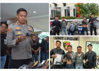 Mantap !! Raimas Kalamunyeng Berhasil Ringkus 2 Pelaku Curanmor, Kapolres: Jangan Coba-coba Berbuat Kejahatan di Wilayah Hukum Polres Gresik