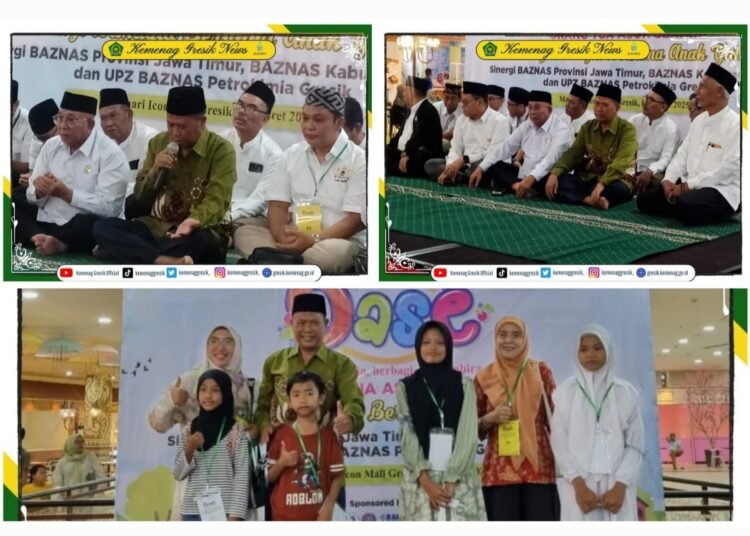 Sinergi Baznas, Kemenag, dan UPZ Petrokimia Gresik Gelar OASE Berikan Santunan dan Kepedulian bagi Anak Yatim