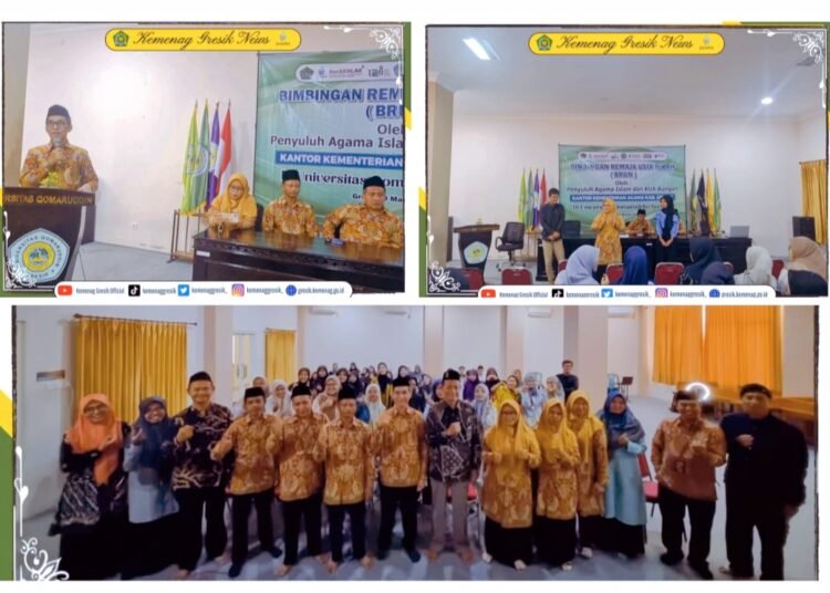 Peduli Kawula Muda, KUA Bungah Gelar Bimbingan Remaja Usia Nikah di Universitas Qomaruddin