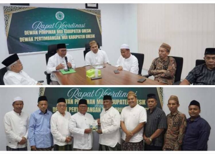 Perkuat Sinergi, Dewan Pimpinan dan Dewan Pertimbangan MUI Kabupaten Gresik Gelar Rakor Demi Khodimul Umat