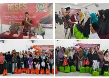 Tak Hanya Reses, Cak Noto Anggota Dewan juga Bagikan Seribu Paket Sembako untuk Anak Yatim dan Kaum Dhuafa