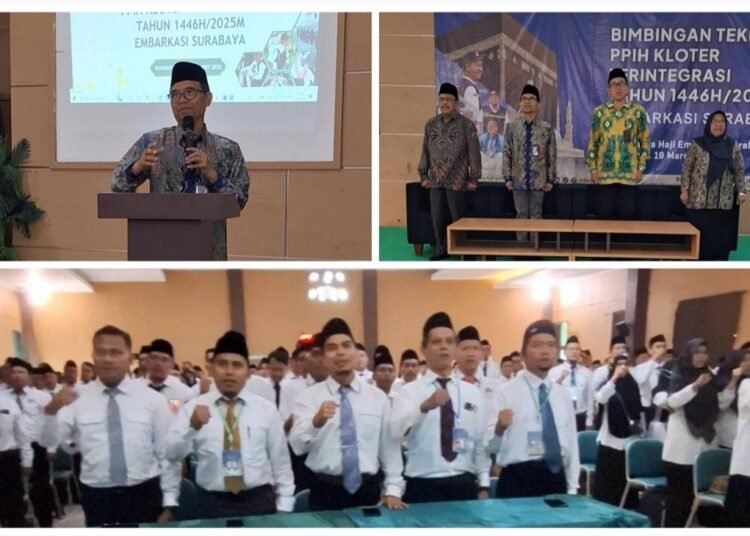 Tutup Bimtek PPIH, Kakanwil Jatim Berikan Petugas Haji 4T1i: Ta’aruf, Tafahhum, Ta’awun, Takalluf dan Itsar