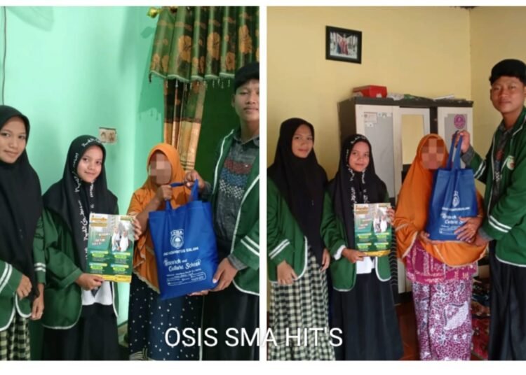 Istimewa !! Berbagi Kebahagiaan di Bulan Ramadan: OSIS SMA Hidayatus Salam Lowayu Gelar Bagi-Bagi Sembako