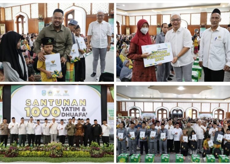 Bupati dan Wabup Kompak Santuni 1.000 Yatim dan Dhuafa Sinergi Baznas Jatim dan Baznas Gresik untuk Kepedulian Sosial