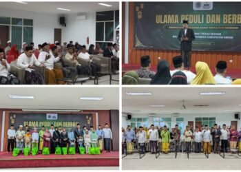Ulama Peduli dan Berbagi !! RUPS MUI Gresik Salurkan 51 Paket Zakat kepada Mustahiq dan 1500 Paket Takjil untuk Masyarakat