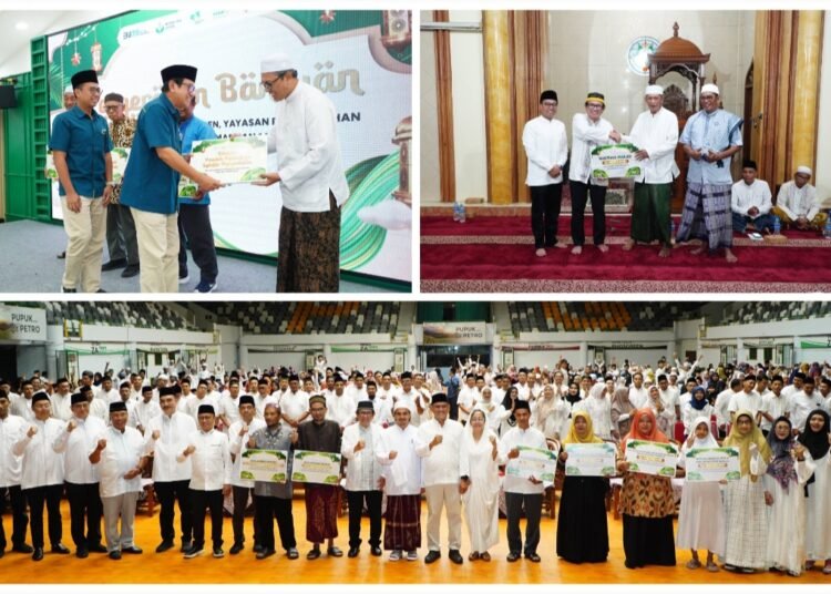 Subhanallah !! Berbagi Berkah Ramadan, Dirut Petrokimia Gresik Blusukan Gelontor Bantuan Lebih dari Rp 2 Miliar untuk Masyarakat