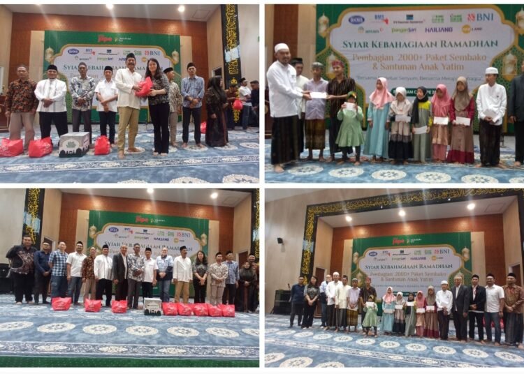 JIIPE Ramadhan Charity 1446 H, PT BKMS dan Tenant Santuni Anak Yatim dan Dhuafa Gresik