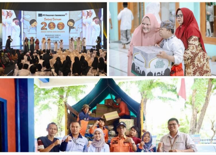 Freeport Hadir Berikan Manfaat untuk Masyarakat Gresik: Selama Ramadan Gelontor Bantuan untuk Anak Yatim, Penyandang Disabilitas dan Kaum Dhuafa