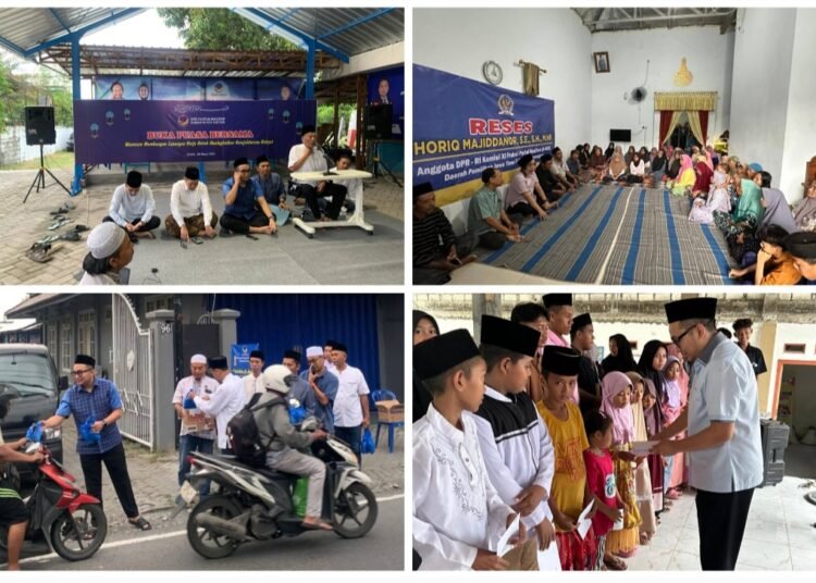 Bahkan saat Reses pun Jiddan DPR RI Putra Mahkota Bupati Sambari juga Berbagi Takjil dan Santuni Anak Yatim