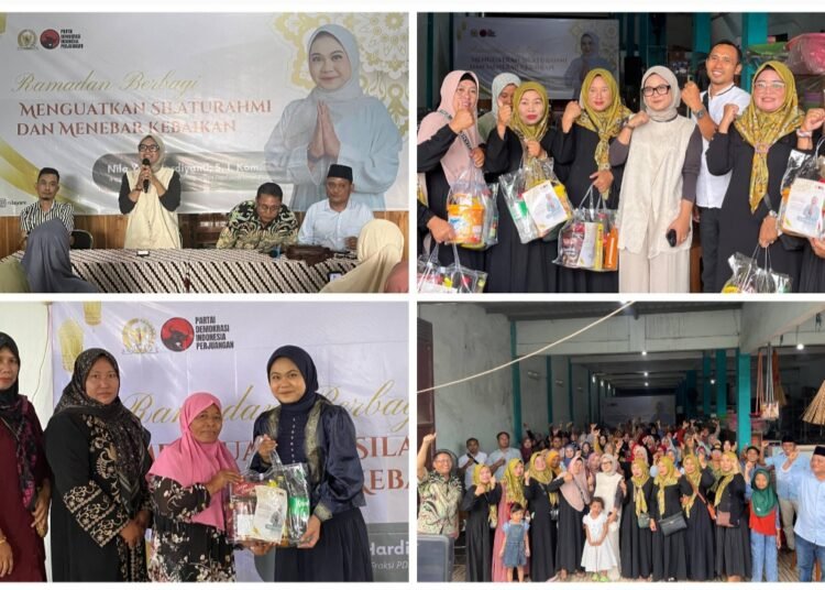 Ramadan Berbagi !! Nila Yani Anggota DPR RI Gelontor Ribuan Parcel Lebaran untuk Masyarakat Gresik