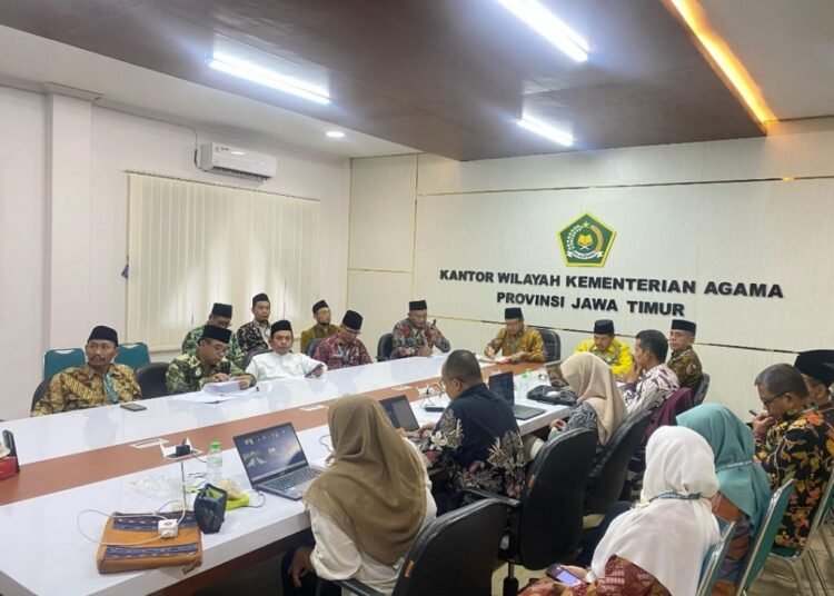 Kanwil Kemenag Jatim Gelar Entry Meeting Manajemen ASN Bersama Itjen Kemenag RI