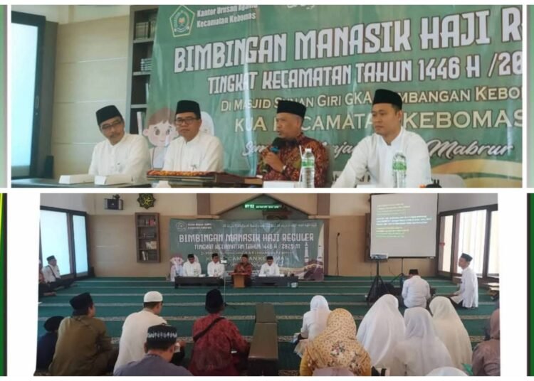 Kepala Kemenag Gresik Buka Manasik Haji 1446 H di KUA Kebomas, Tekankan Kesiapan Rohani dan Jasmani