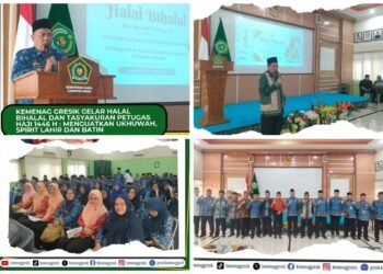 Kemenag Gresik Gelar Halalbihalal dan Tasyakuran Petugas Haji 1446 H Perkuat Ukhuwah, Spirit Lahir dan Batin