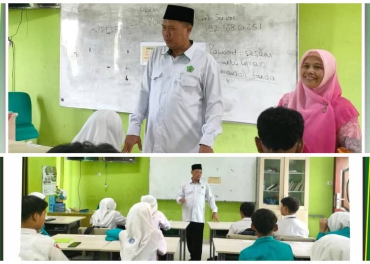 Kepala Kemenag Turun Langsung Monitoring dan Evaluasi Pelaksanaan Ujian Madrasah di MTsN Gresik dan MTs Bani Hasyim Cerme